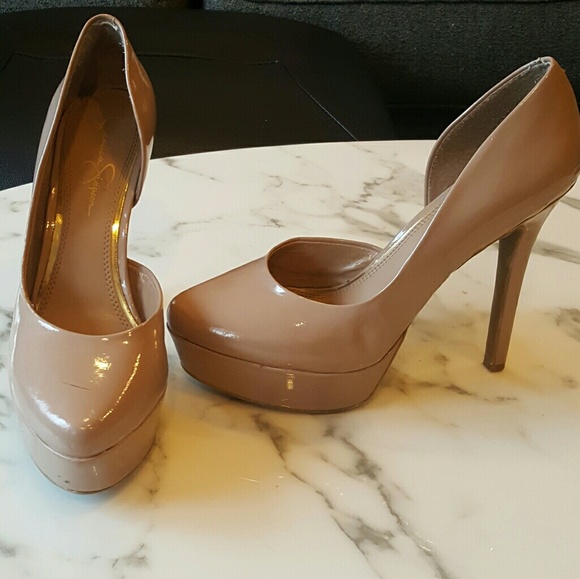 Jessica Simpson Shoes - Jessica Simpson Nude Heels